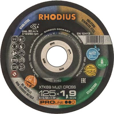 Tarcza tnąca Rhodius XTK70 125x1,9x22,23 seria Alpha Line