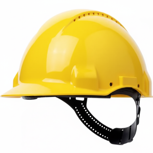 Żółty kask